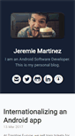 Mobile Screenshot of jeremie-martinez.com